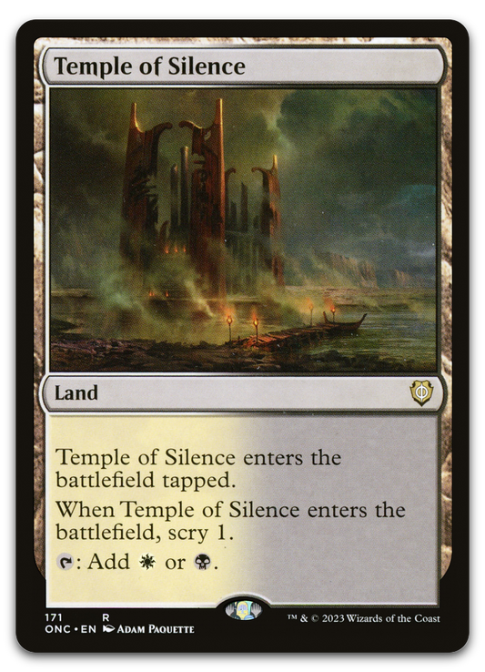 Temple of Silence (Commander: Phyrexia: All Will Be One)