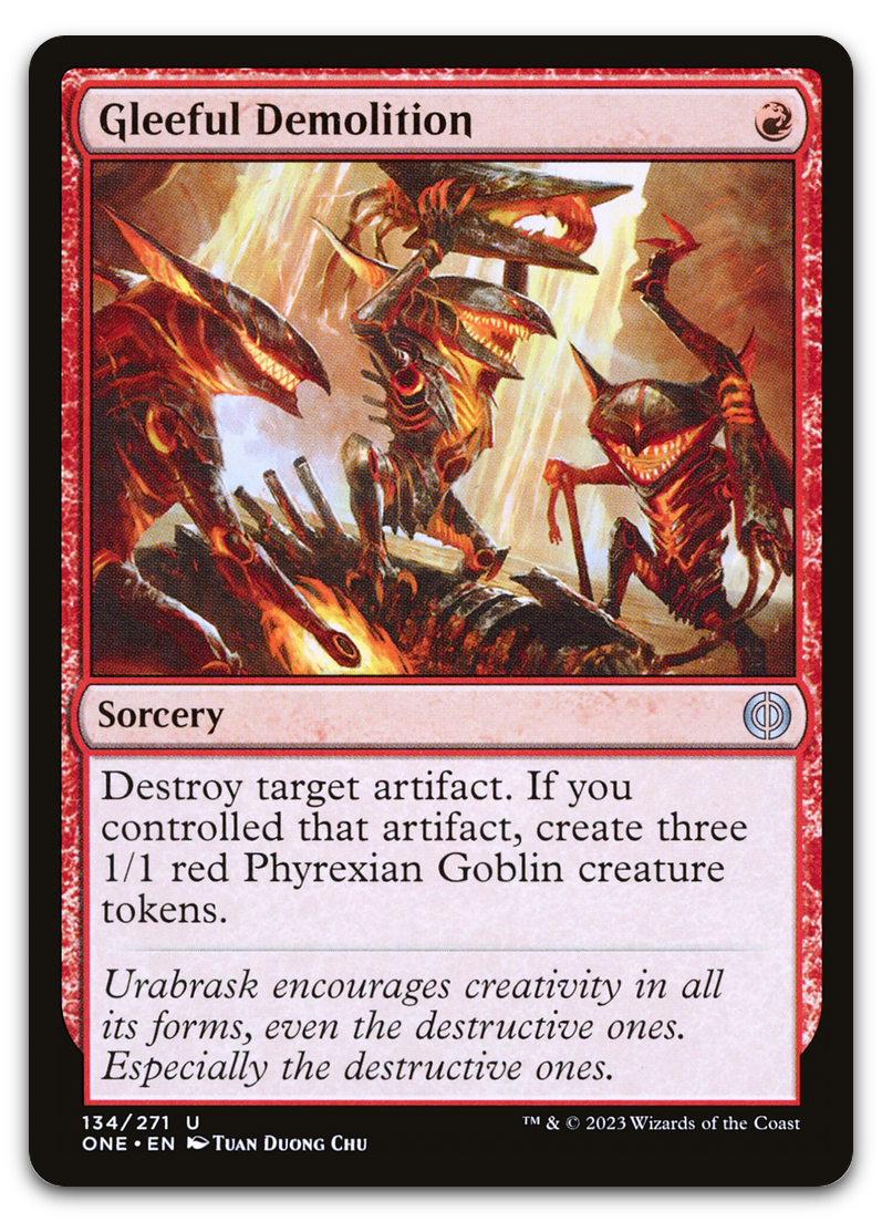 Gleeful Demolition (Phyrexia: All Will Be One)