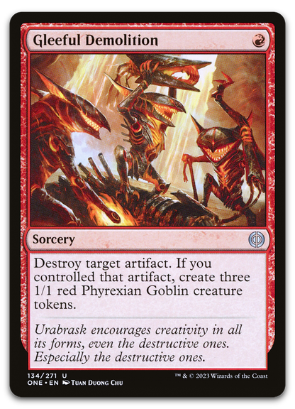 Gleeful Demolition (Phyrexia: All Will Be One)