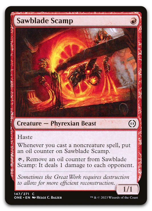 Sawblade Scamp (Phyrexia: All Will Be One)