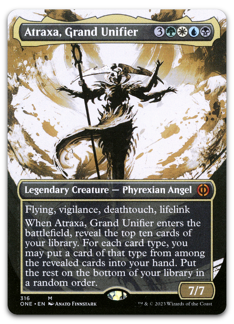 Atraxa, Grand Unifier (Showcase) (Phyrexia: All Will Be One)
