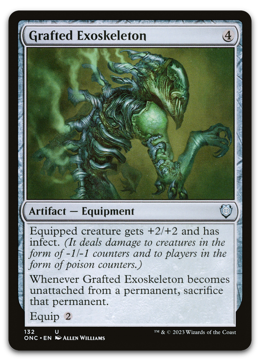 Grafted Exoskeleton (Commander: Phyrexia: All Will Be One)