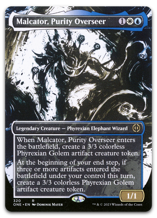 Malcator, Purity Overseer (Showcase) (Phyrexia: All Will Be One)
