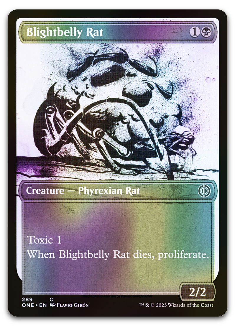 Blightbelly Rat (Showcase) (Phyrexia: All Will Be One)