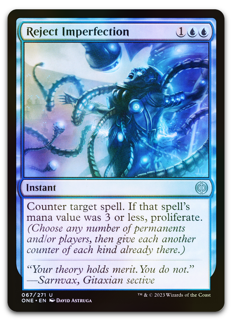 Reject Imperfection (Phyrexia: All Will Be One)