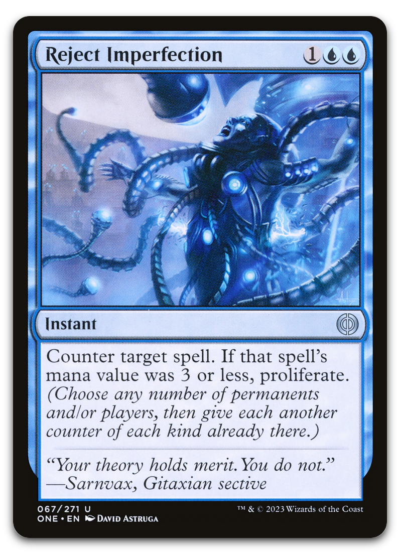 Reject Imperfection (Phyrexia: All Will Be One)