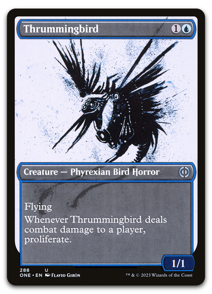 Thrummingbird (Showcase) (Phyrexia: All Will Be One)