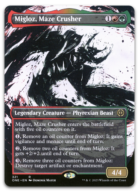 Migloz, Maze Crusher (Showcase) (Phyrexia: All Will Be One)