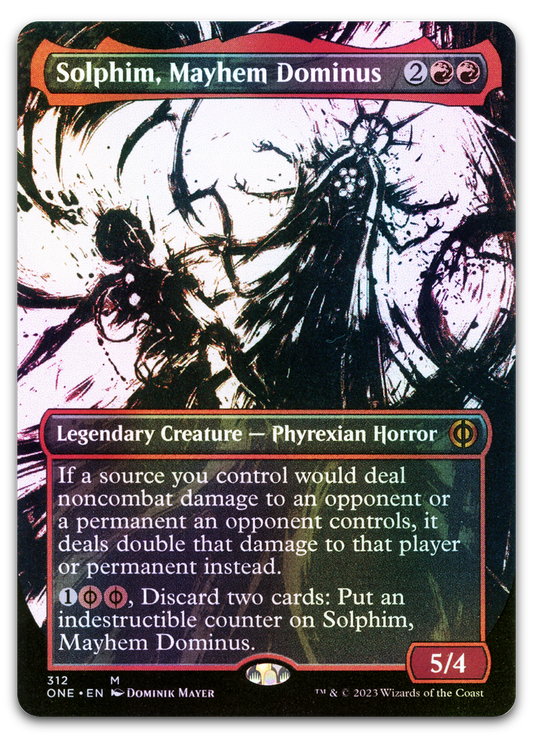 Solphim, Mayhem Dominus (Showcase) (Phyrexia: All Will Be One)