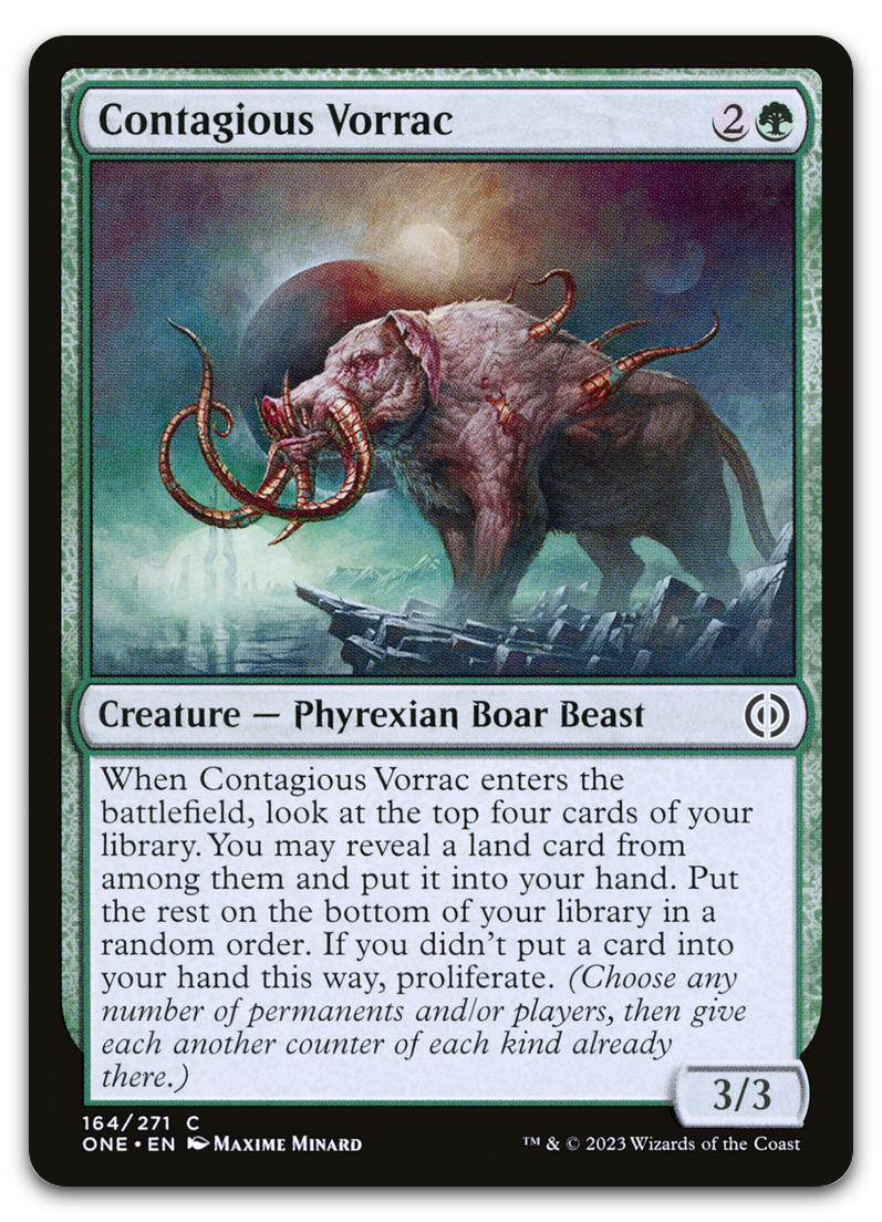 Contagious Vorrac (Phyrexia: All Will Be One)