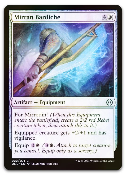Mirran Bardiche (Phyrexia: All Will Be One)