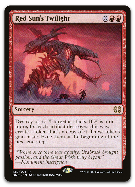 Red Sun's Twilight (Phyrexia: All Will Be One)