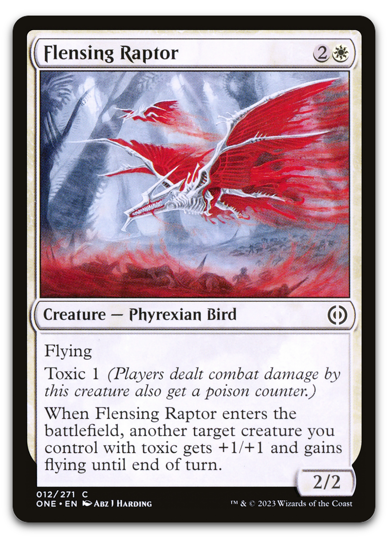 Flensing Raptor (Phyrexia: All Will Be One)