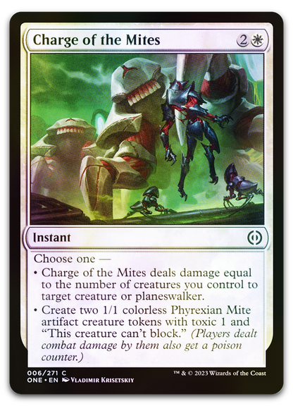 Charge of the Mites (Phyrexia: All Will Be One)