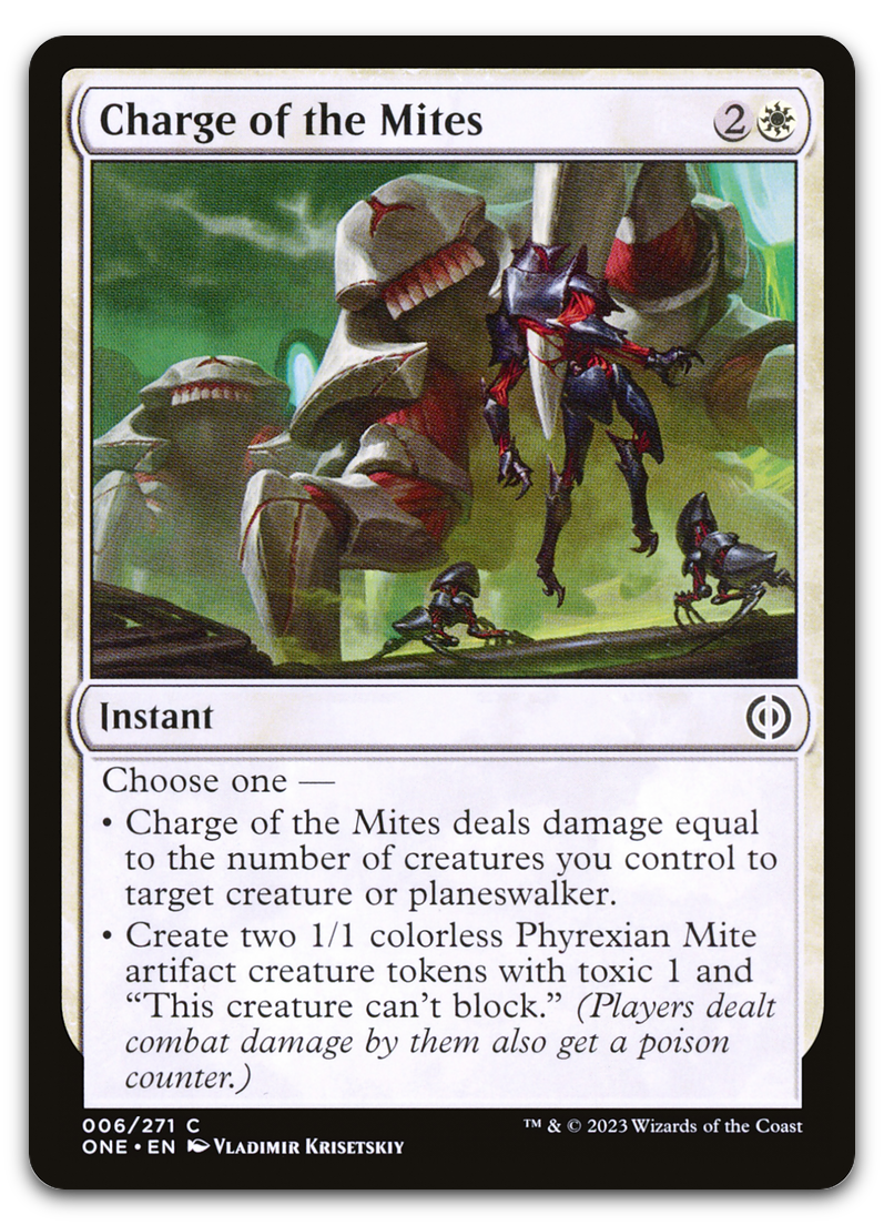 Charge of the Mites (Phyrexia: All Will Be One)