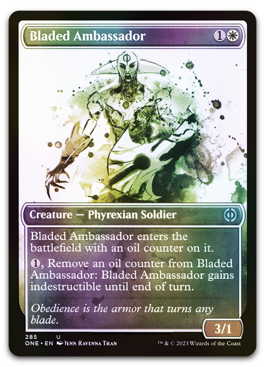 Bladed Ambassador (Showcase) (Phyrexia: All Will Be One)