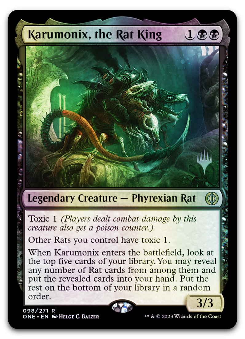 Karumonix, the Rat King (Promo Pack: Phyrexia: All Will Be One)