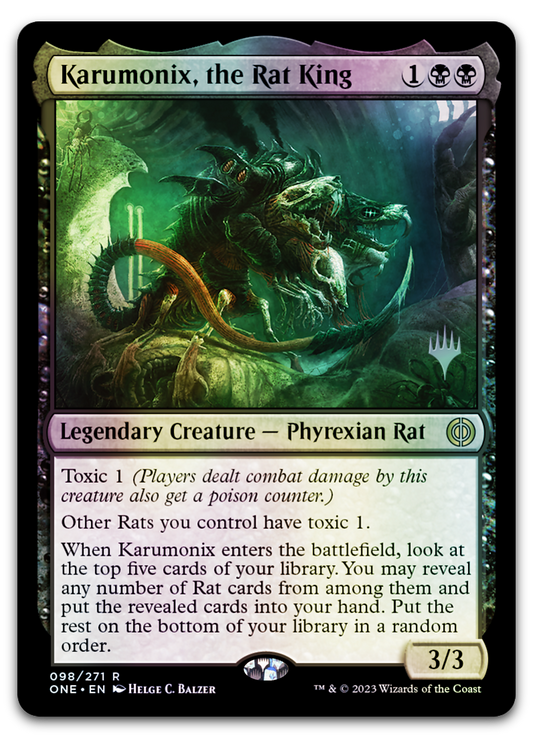 Karumonix, the Rat King (Promo Pack: Phyrexia: All Will Be One)