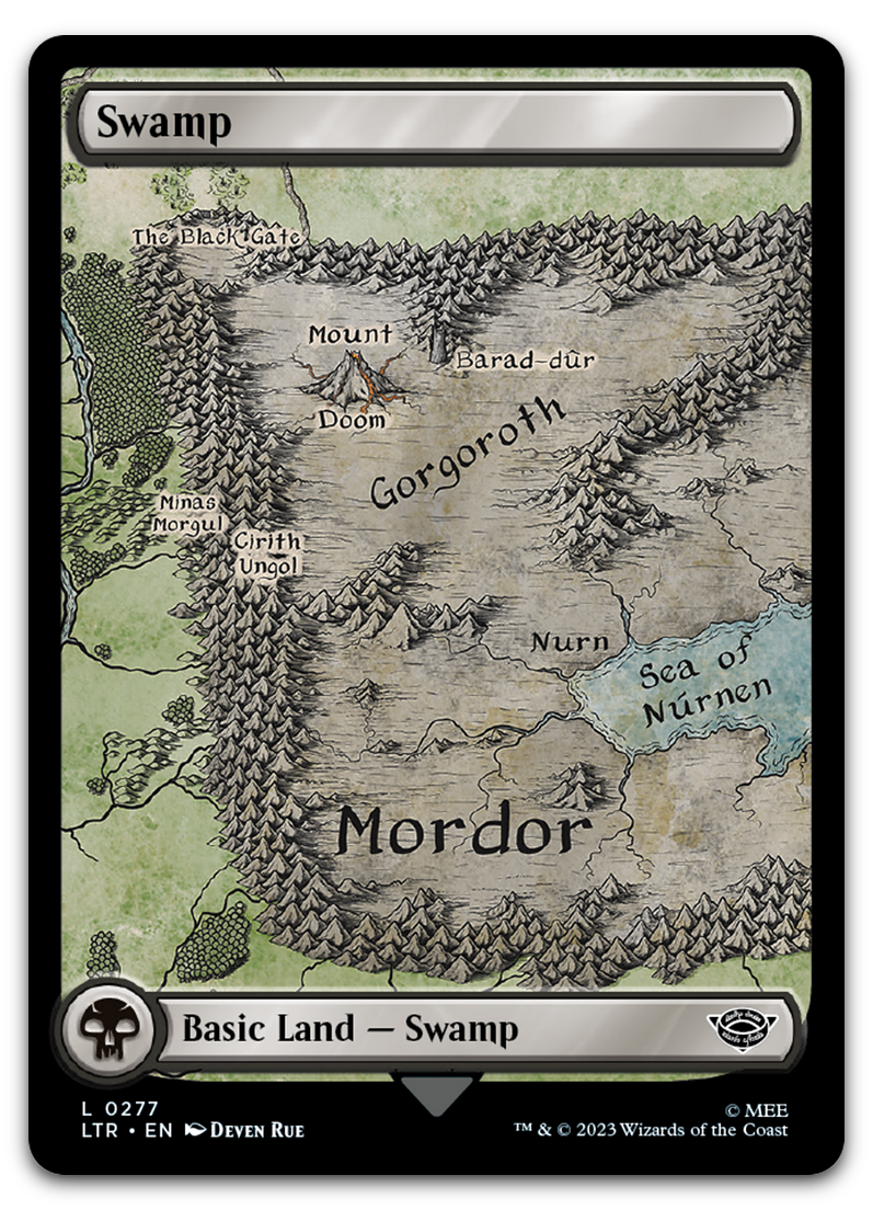 Swamp (0277) (Universes Beyond: The Lord of the Rings: Tales of Middle-earth)