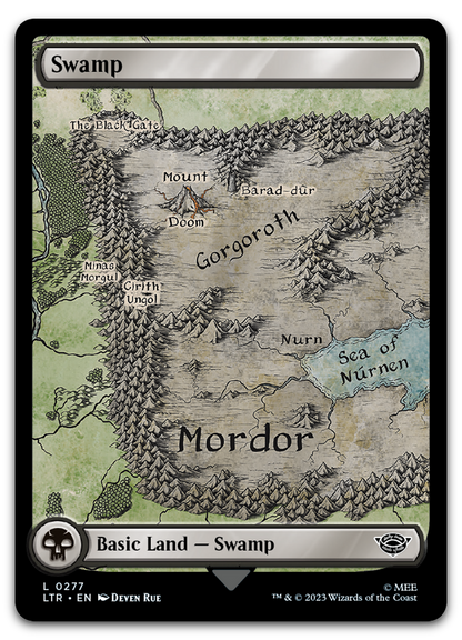 Swamp (0277) (Universes Beyond: The Lord of the Rings: Tales of Middle-earth)