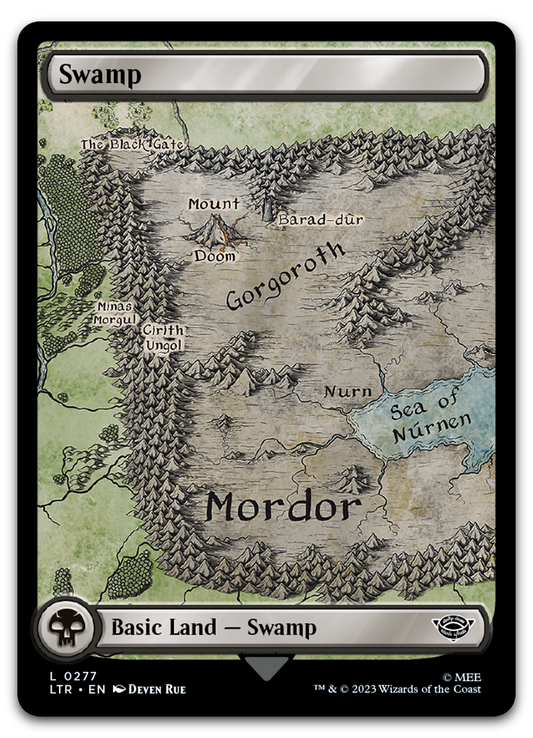 Swamp (0277) (Universes Beyond: The Lord of the Rings: Tales of Middle-earth)