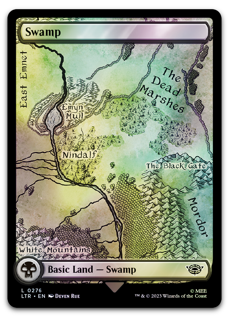 Swamp (0276) (Universes Beyond: The Lord of the Rings: Tales of Middle-earth)