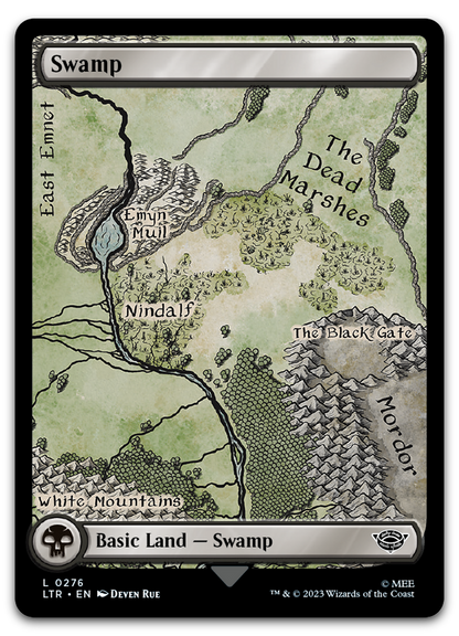 Swamp (0276) (Universes Beyond: The Lord of the Rings: Tales of Middle-earth)