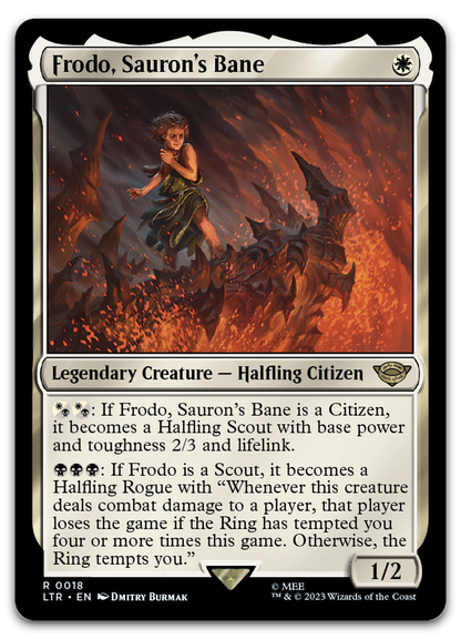 Frodo, Sauron's Bane (Universes Beyond: The Lord of the Rings: Tales of Middle-earth)