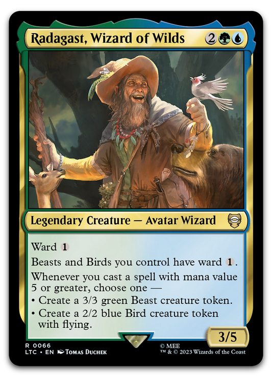 Radagast, Wizard of Wilds (Commander: The Lord of the Rings: Tales of Middle-earth)