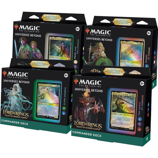 The Lord of the Rings: Tales of Middle-earth Commander Decks [Set of 4] - Commander: The Lord of the Rings: Tales of Middle-earth (LTC)