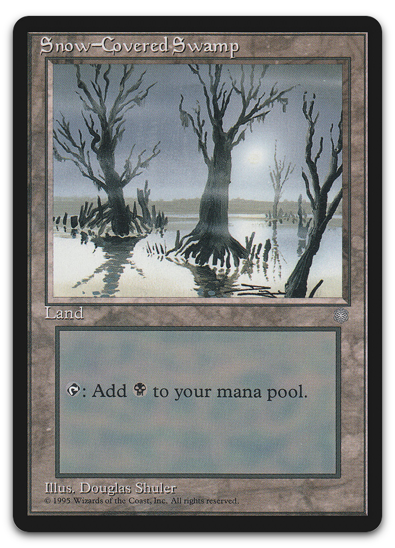 Snow-Covered Swamp (Ice Age)