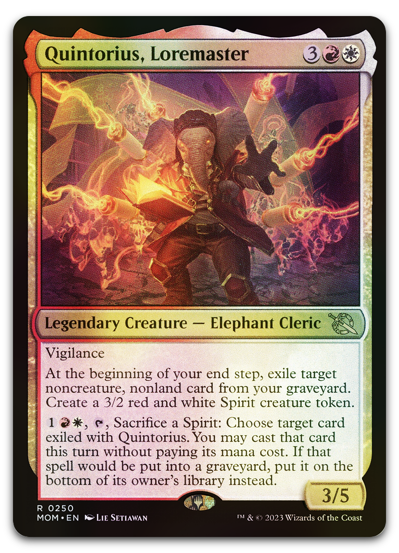 Quintorius, Loremaster (March of the Machine)