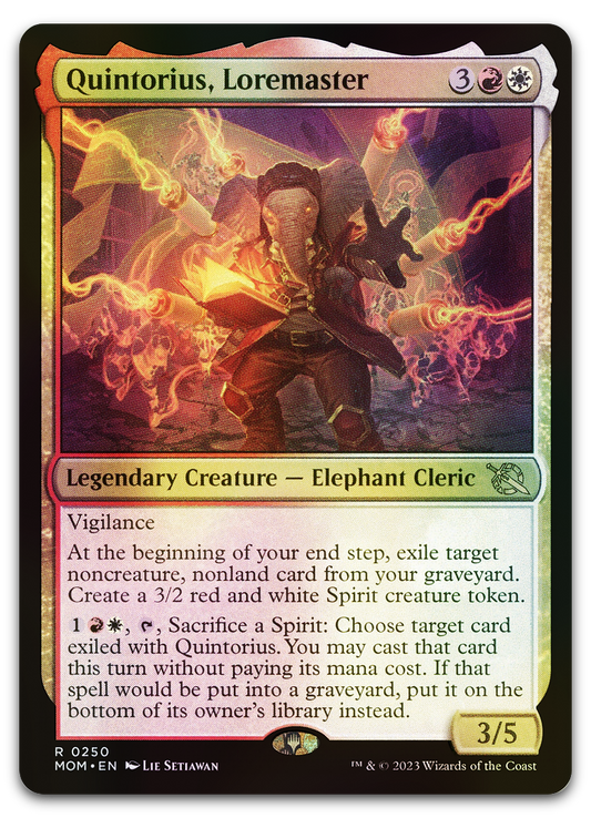 Quintorius, Loremaster (March of the Machine)