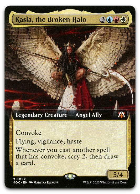 Kasla, the Broken Halo (Extended Art) (Commander: March of the Machine)