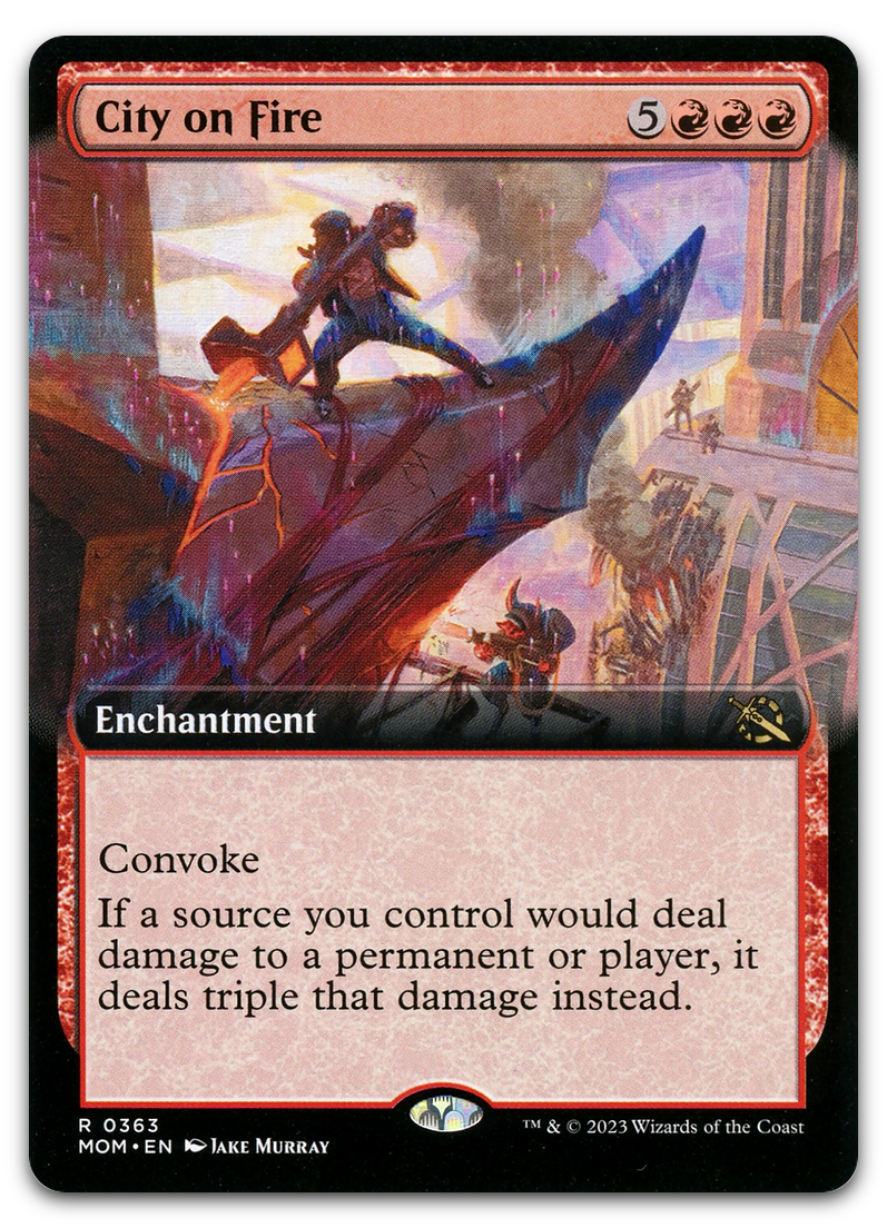 City on Fire (Extended Art) (March of the Machine)