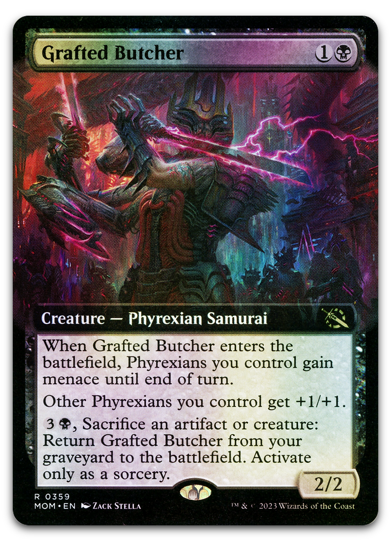 Grafted Butcher (Extended Art) (March of the Machine)