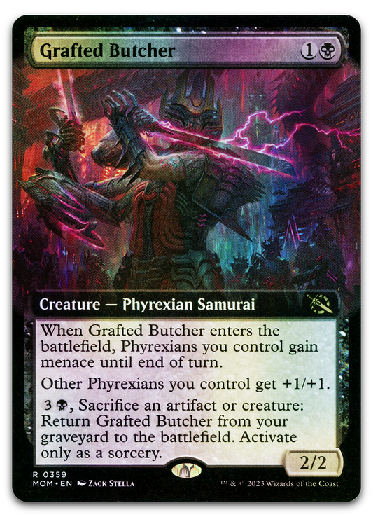 Grafted Butcher (Extended Art) (March of the Machine)