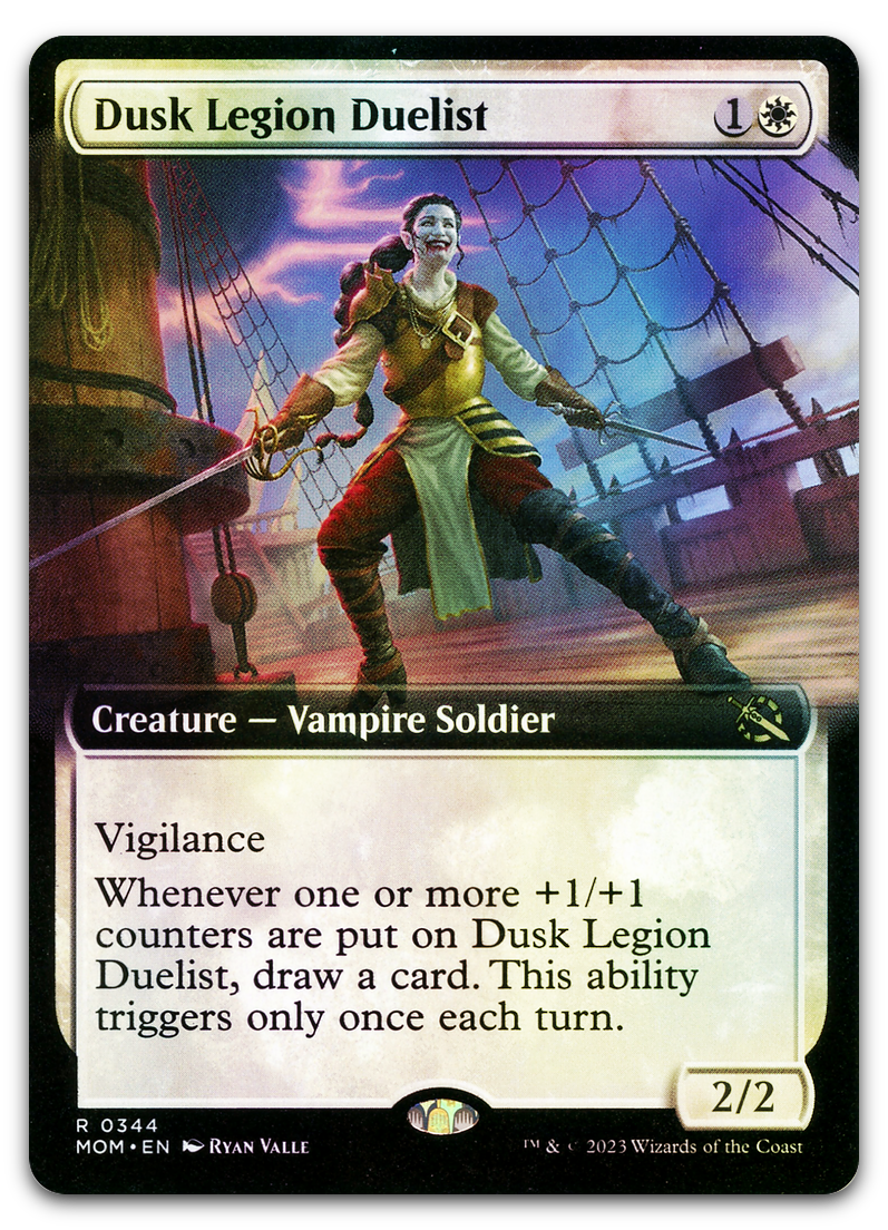 Dusk Legion Duelist (Extended Art) (March of the Machine)