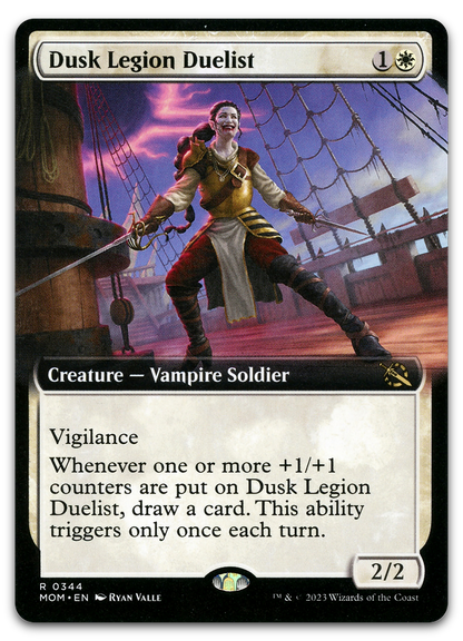 Dusk Legion Duelist (Extended Art) (March of the Machine)