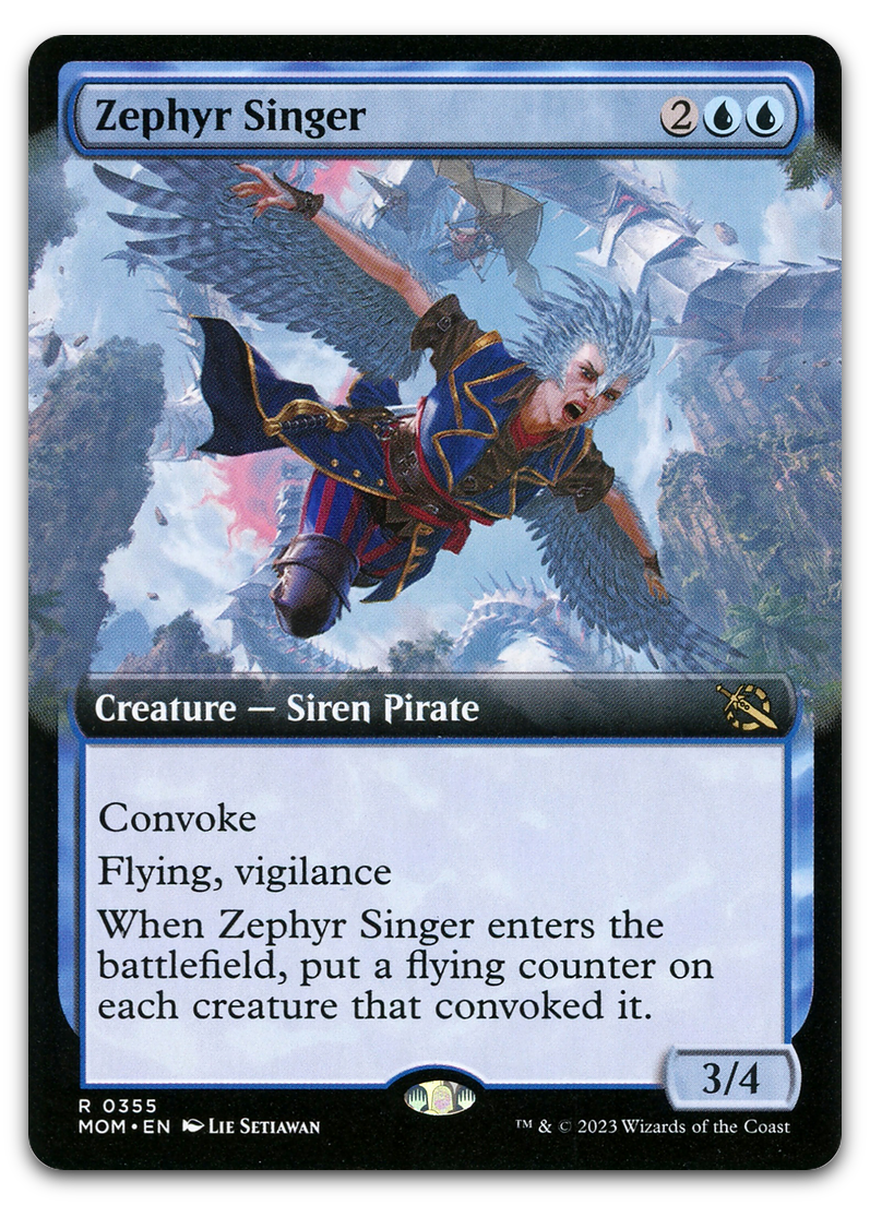 Zephyr Singer (Extended Art) (March of the Machine)