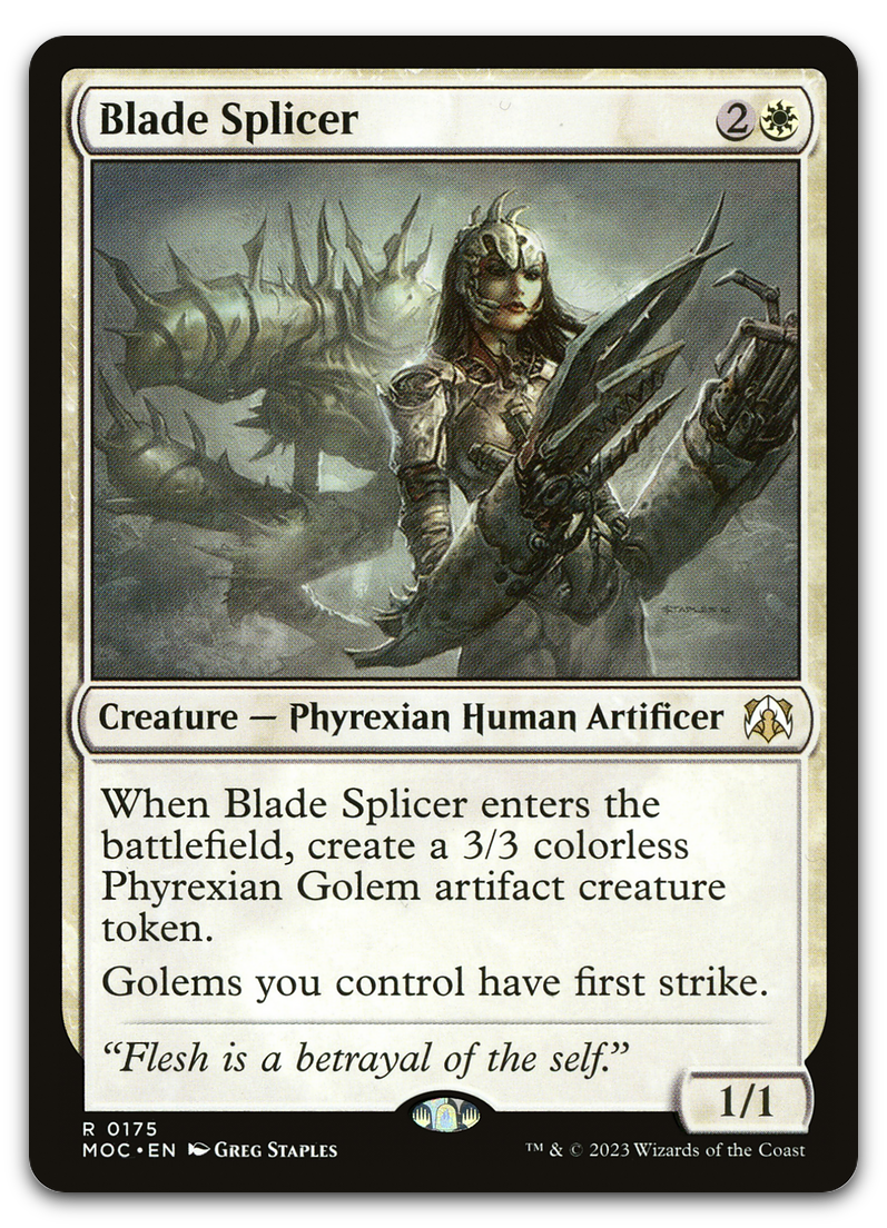 Blade Splicer (Commander: March of the Machine)