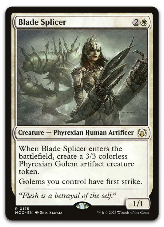 Blade Splicer (Commander: March of the Machine)