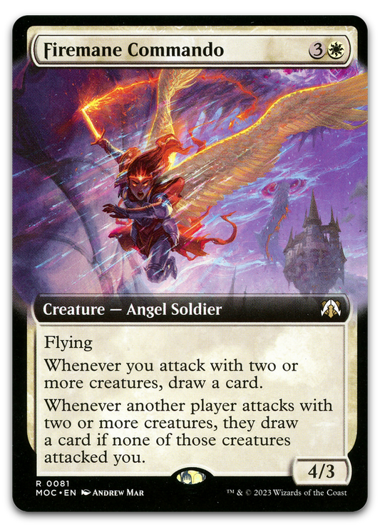 Firemane Commando (Extended Art) (Commander: March of the Machine)