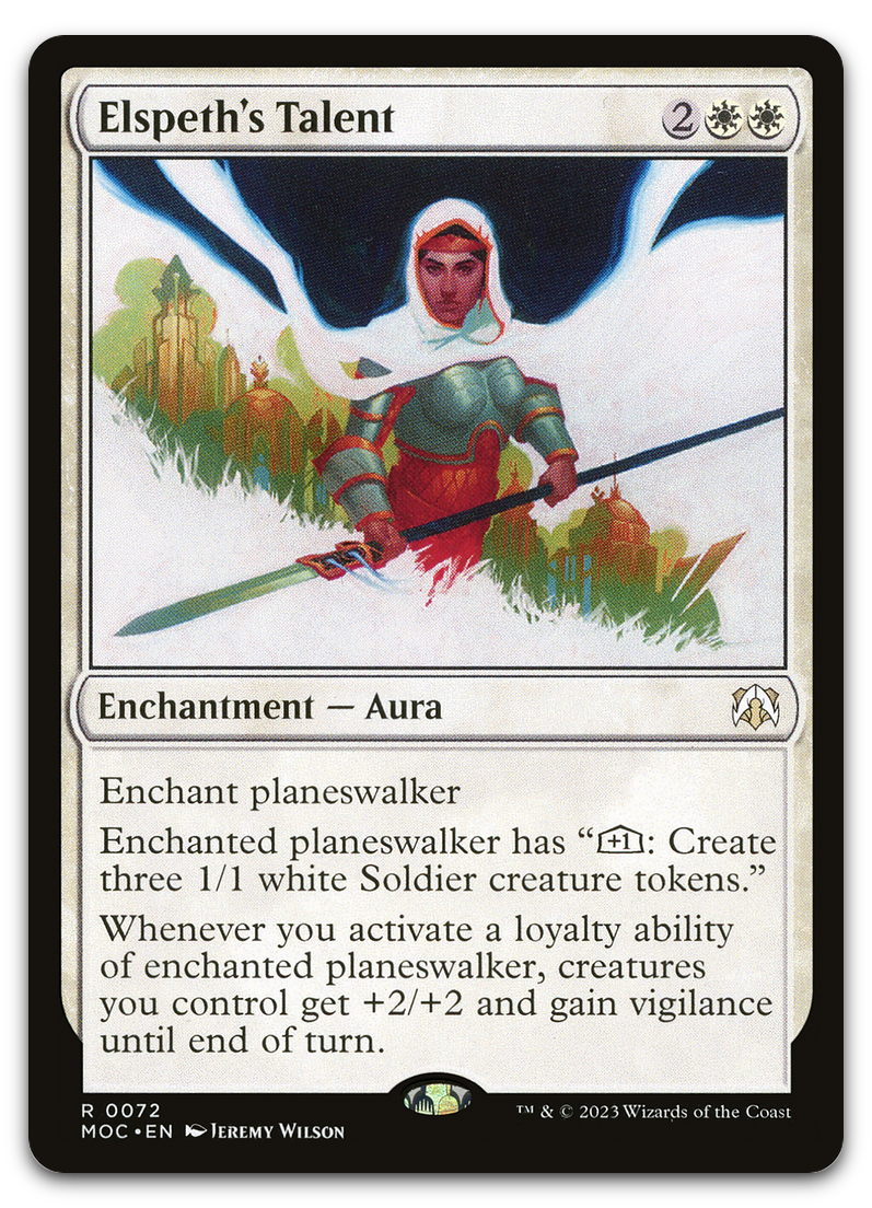 Elspeth's Talent (Commander: March of the Machine)