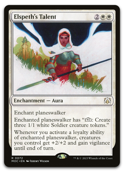 Elspeth's Talent (Commander: March of the Machine)