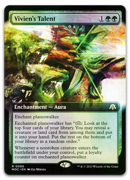 Vivien's Talent (Extended Art) (Commander: March of the Machine)