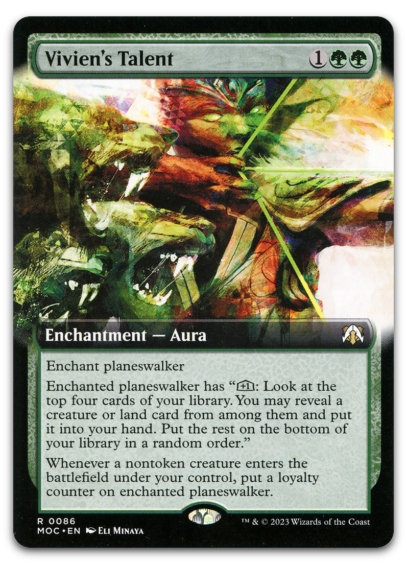 Vivien's Talent (Extended Art) (Commander: March of the Machine)