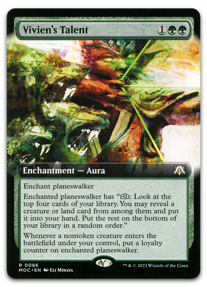 Vivien's Talent (Extended Art) (Commander: March of the Machine)