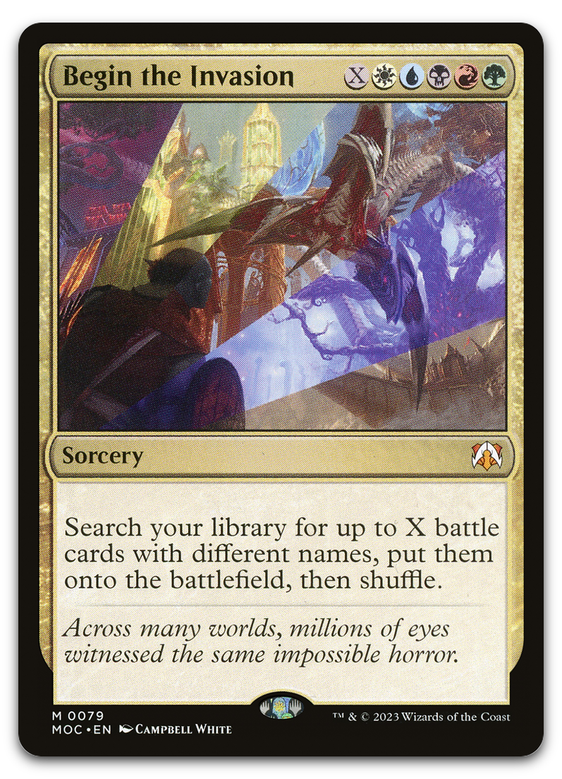 Begin the Invasion (Commander: March of the Machine)