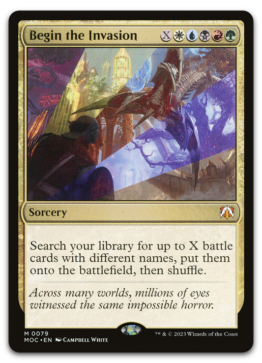 Begin the Invasion (Commander: March of the Machine)